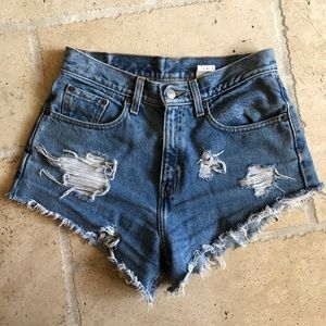 Cutoff Levi Shorts